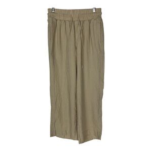 Quince Sz S European Linen Wide Leg Pants Driftwood NWT
